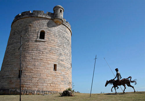 The Man Of La Mancha statue in Varadero, Cuba